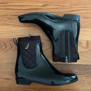 NWOT Nautica Women’s Ankle Rain Boots